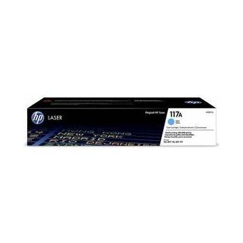 Compatible Тонер касета HP 117A - Cyan - W2071A, За HP COLOR LASER MFP 179FNW / MFP 178NW / 150NW, До 700 страници, Син, 100HPW2071AH