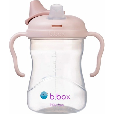 b.box Hrnček s náustkom 240 ml světlo ružová
