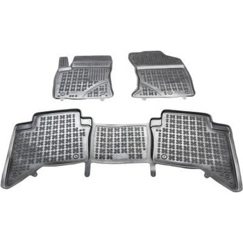 Rezaw-Plast Гумени стелки за TOYOTA Hilux (2015+) - Двойна кабина - тип леген