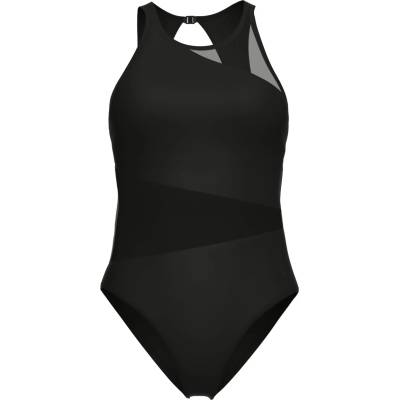 arena Дамски бански костюм Arena Women's Mesh Angle Swimsuit Vent Back B Swimsuit - Black - размер 44 (EU) (150-5760-0116)
