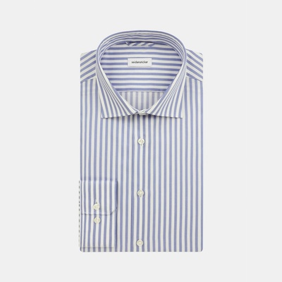 Seidensticker Non-iron prúžkovaná košeľa Slim Fit svetlomodrá