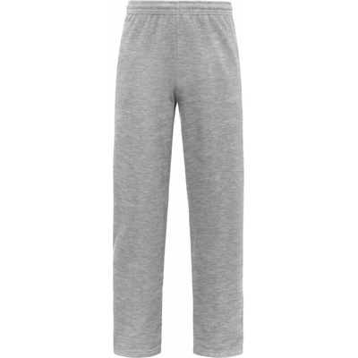 Fruit of the Loom tepláky Iconic 250 Open Hem Jog Pants tmavě šedý melír