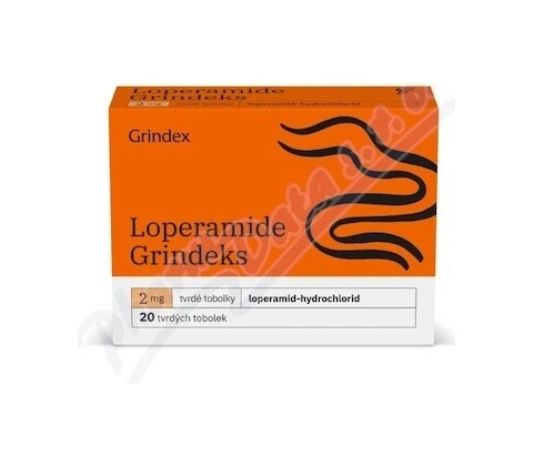 Loperamid Grindeks 2 mg tvrdé kapsuly cps.dur. 20 x 2 mg od 6,19 ...