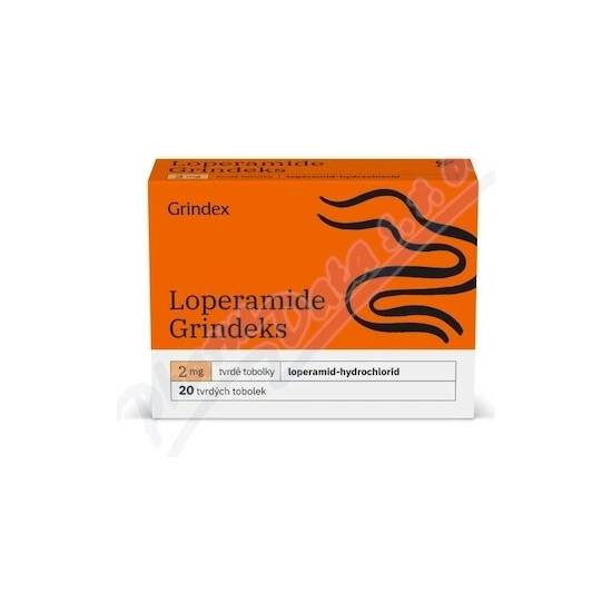 Loperamid Grindeks 2 mg tvrdé kapsuly cps.dur. 20 x 2 mg od 6,19 ...