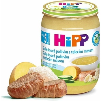 HiPP Polievka Bio Zeleninová s teľacím mäsom 190 g