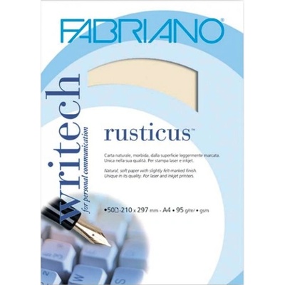 Fabriano Rusticus papier na písanie slonovinová biela 95g/m2 10 hárkov