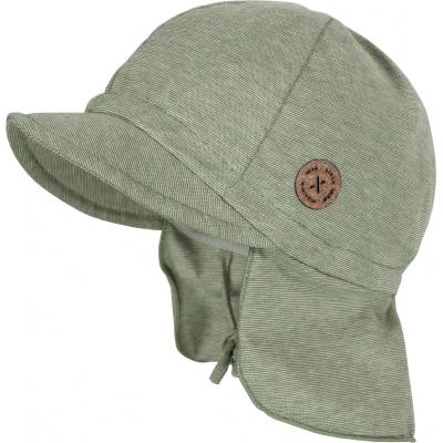 maximo Детска шапка с козирка maximo Kids' Mini Peak Cap, Band, Neck Protector Cap - Kaper / Hellbraunmeliert - размер 47 cm (904-6709-0513)