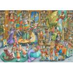 Ravensburger - Puzzle Midnight in the Library - 1 000 piese