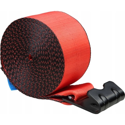 Upevňovacie popruhy 10,16 x 914,4 cm, 10 ks, odolné voči opotrebeniu, s plochým hákom 2,7T