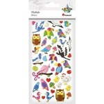 TITANUM Stickers convex birds, hearts 42pcs