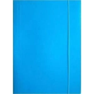 Ziemia Obiecana Briefcase A4 with elastic band blue