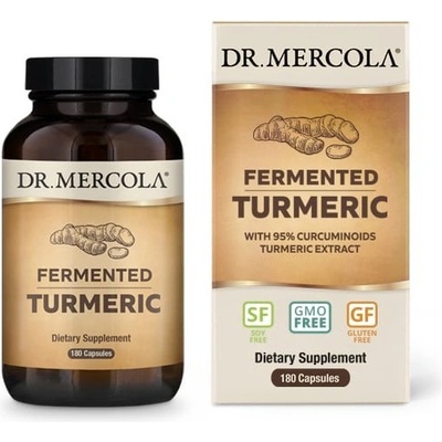 Dr.Mercola Fermentovaná BIO Kurkuma 180 kapslí