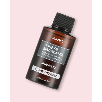 Kundal šampón na vlasy Honey & Macadamia Nature Shampoo Baby Powder 100 ml