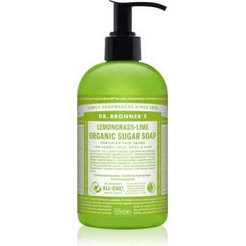 Dr. Bronner’s Lemongrass & Lime течен сапун за тяло и коса 355ml