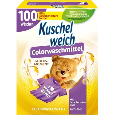 Kuschelweich Glucksmoment prášok na farebnú bielizeň 5 kg 100 PD
