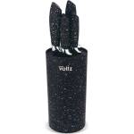 Voltz Комплект ножове и поставка Oliver Voltz Set OV51633G5, мраморно покритие, черни (Set OV51633G5)