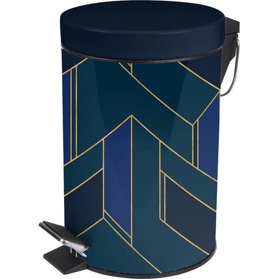 douceur d'intérieur Тъмносиньо метално кошче за боклук с педал 3 l Achille - douceur d'intérieur (1801406)