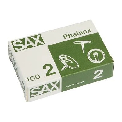 SAX připínáček Phalanx č.2 10 mm poniklovaný / 100 ks