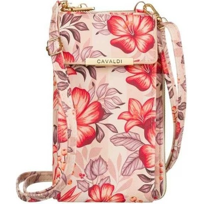 CAVALDI Crossbody koženková mini dámská peněženka/kabelka M-20-1644 01