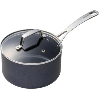 KYOCERA (Kyoto Ceramics - Япония) Съд за сос KYOCERA със стъклен капак и керамично покритие - Ø18 x h15 см (3.8 л) (Kyocera CSP - 07)