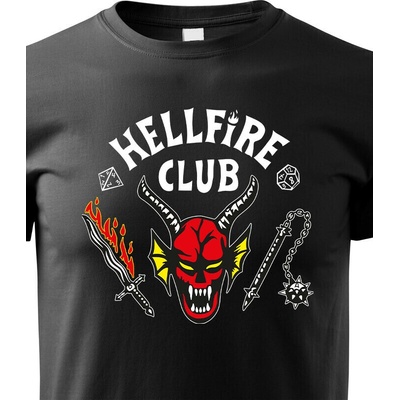 Dětské tričko Hellfire club ČernáCanvas Dětské tričko Bezvatriko.cz 3152