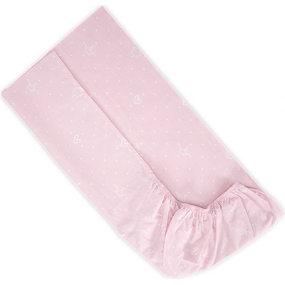 Lorelli Чаршаф с ластик Lorelli - Мечо, 70 x 140 x 15 cm, Розов (20051345902)