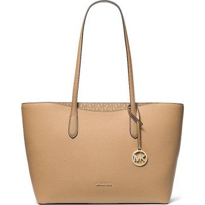 Michael Kors Arden large kožená kabelka hnědá camel