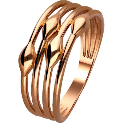 Zlaton Prsten růžové zlato s ornamentem 001033004256