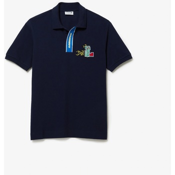 Image 1 of Lacoste Блуза с яка Lacoste Crocodile Badge Polo Shirt - Navy Blue