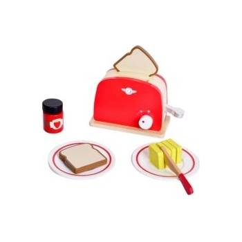 Classic World - Дървен тостер - Червен (5038)