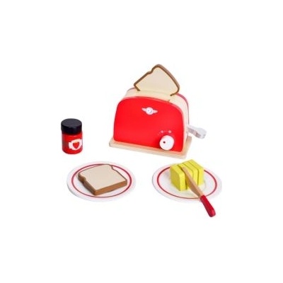 Classic World - Дървен тостер - Червен (5038)