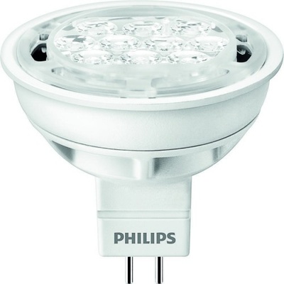 Philips LED žárovka LV MR16 GU5,3 5,5W 35W teplá bílá 2700K , reflektor 12V