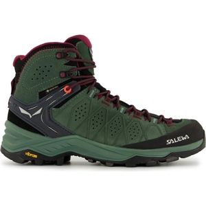 Salewa Дамски туристически обувки Salewa Women's Alp Trainer 2 Mid GTX Walking boots - Duck Green / Rhododendon - размер 36 (EU) (119-0469-0212)