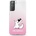 KARL LAGERFELD Луксозен Калъф за Samsung S21 Plus, Karl Lagerfeld Choupette Fun Case, Розов (KLHCS21MCFNRCPI)