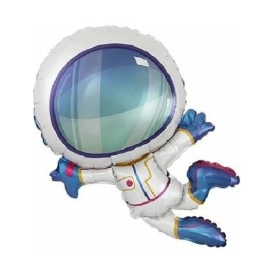 FLEXMETAL Balón fóliový kosmonaut, vesmír 60 cm