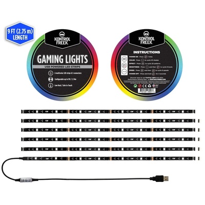 KontrolFreek RGB лента KontrolFreek Gaming Lights Kit, USB (2.74m) (4211-LED6)