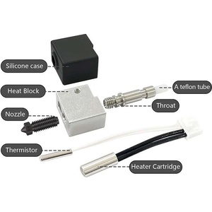 Anycubic Комплект екструдер Hotend за Anycubic Kobra S1 със закалена стоманена дюза