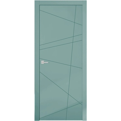 èkasa group Интериорна врата с каса EKASA INCONTRI STELLA 80x210х12 см, панти, магнитна брава, дърво, синя лагуна (INCISA/STELLA-LAGUNA)