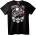 NOONEBRAND Тениска Череп & G Лого - 2XL, Black