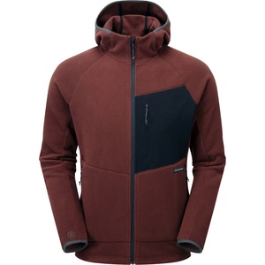 ARTILECT Мъжко поларено яке ARTILECT Supermoon Bio Hoodie Fleece jacket - Amaranth / Black - размер XXL (005-4295-0115)
