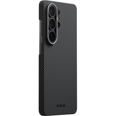 PITAKA Edge Case за Samsung Galaxy S26 Ultra (Black/Grey) - MagSafe калъф от арамид (0741654367957)