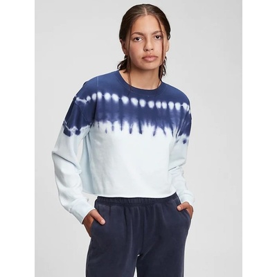 Gap 682888-02 Teen mikina cropped cutoff Tmavě modrá