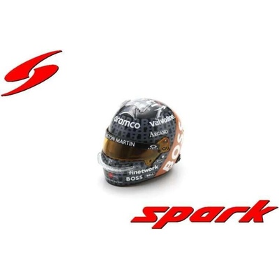 SPARK Model přilby Fernando Alonso F1 2024 SE Silverstone 1:5