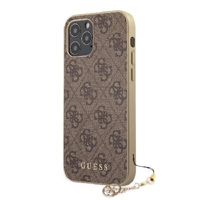 Калъф Guess 4G Charms Case for iPhone 12 Pro Max 6.7 Brown (GUHCP12LGF4GBR)