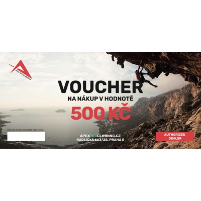 Apex for climbing Voucher 500 Kč – Zboží Mobilmania