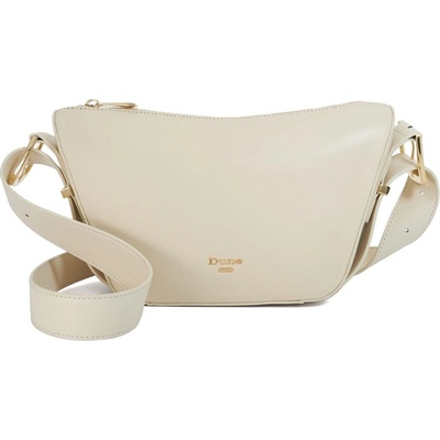 Dune London Чанта за през рамо Dune London Delicately Suede Shoulder Bag - Ecru