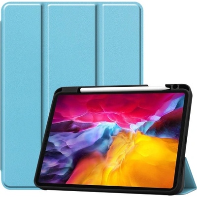 Vsetkonamobil 31015 LEATHER Zaklápací obal Apple iPad Pro 11 2022 / 2021 / 2020 / 2018 svetlomodrý