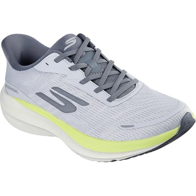 Skechers Мъжки маратонки Skechers AERO Pulse Running Trainers Mens - Grey/Lime