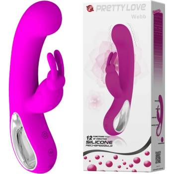 Image 1 of Мултифункционален вибратор, изискан вид, 21см. - Pretty Love Webb Purple (DEBRA00969)