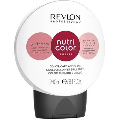 Revlon Nutri Color Filters Barevná maska na vlasy 500 Purple Red 240 ml